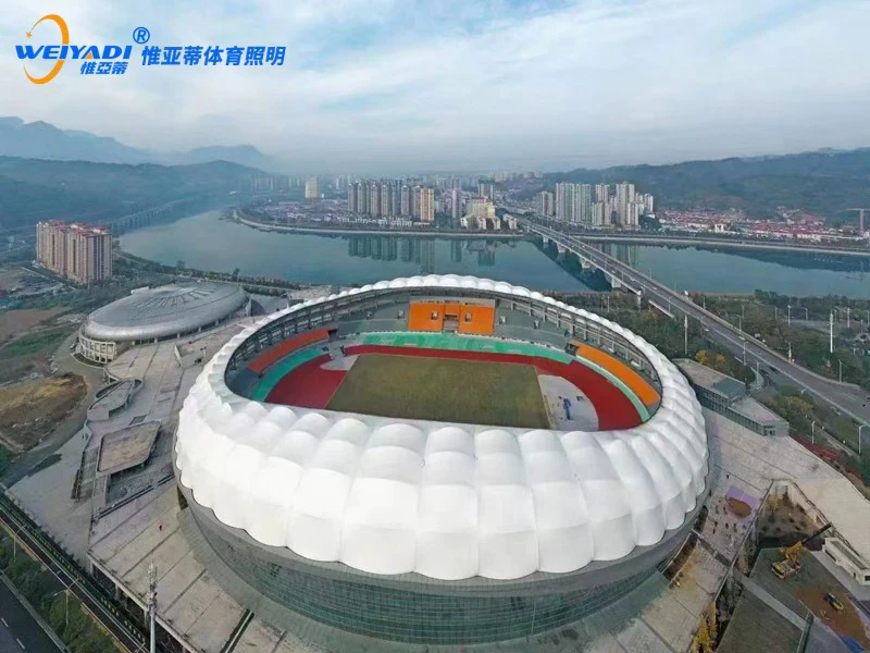 乒乓球场灯和篮球场灯的高效安装方案