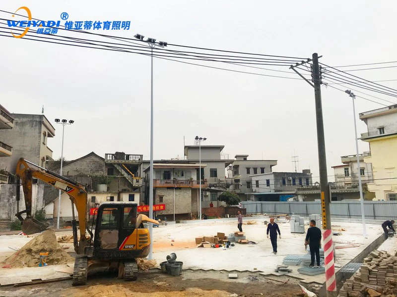 网球场灯光与球场射灯的综合性能评估